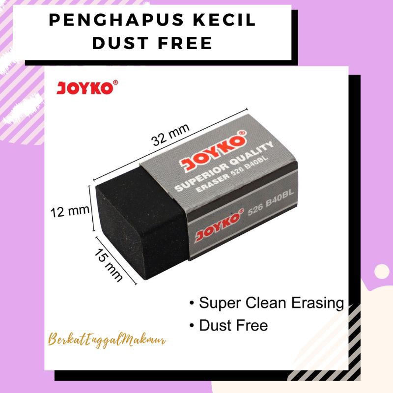 

Eraser / Karet Penghapus Joyko 526-B40BL HITAM
