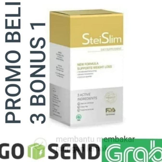 Stei slim original - obat pelangsing badan stei slim pembakar lemak TERBAIK