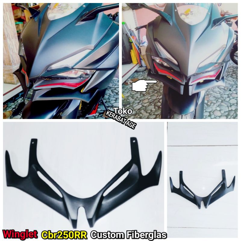 Winglet honda cbr250rr Aksesoris variasi custom bagus