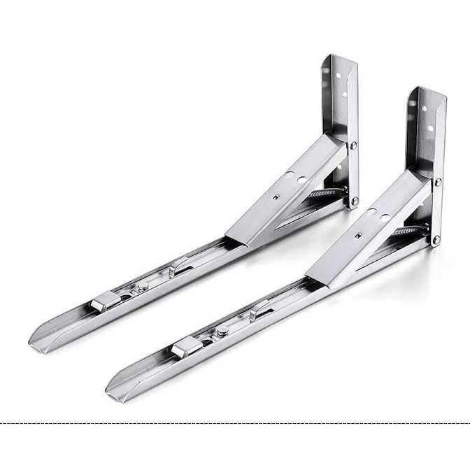 XIDA Bracket Engsel Siku Stainless Load 65kg 10 Inch 2 PCS - JM00