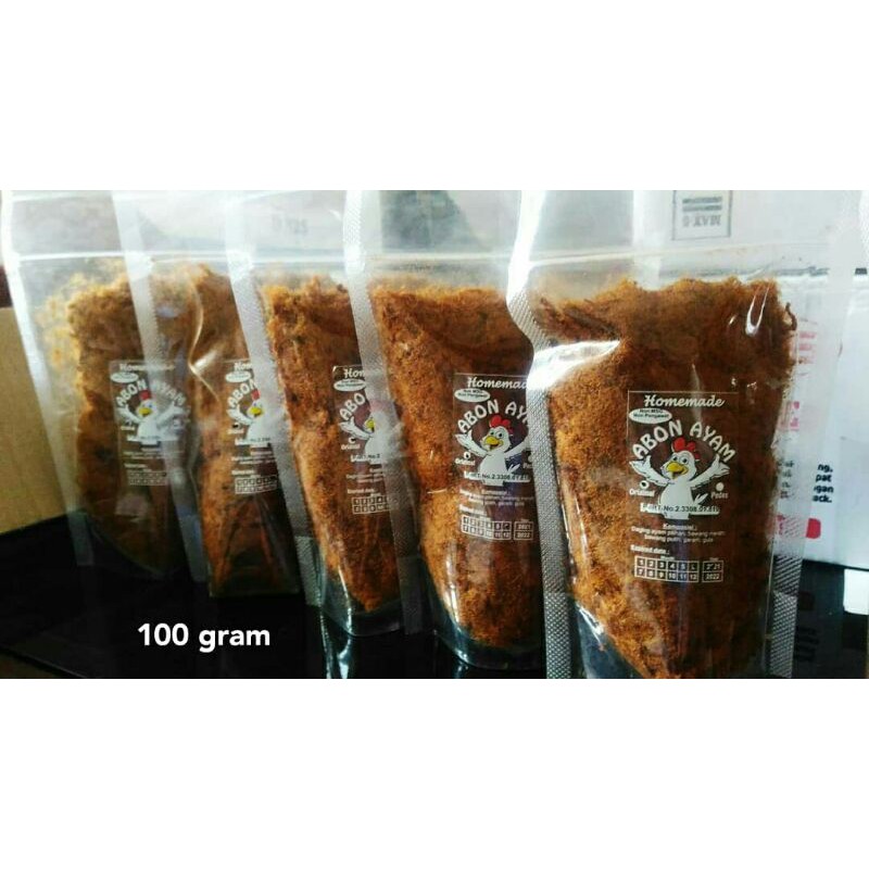 

ABON AYAM HOMEMADE 100 gram Standing Pouch