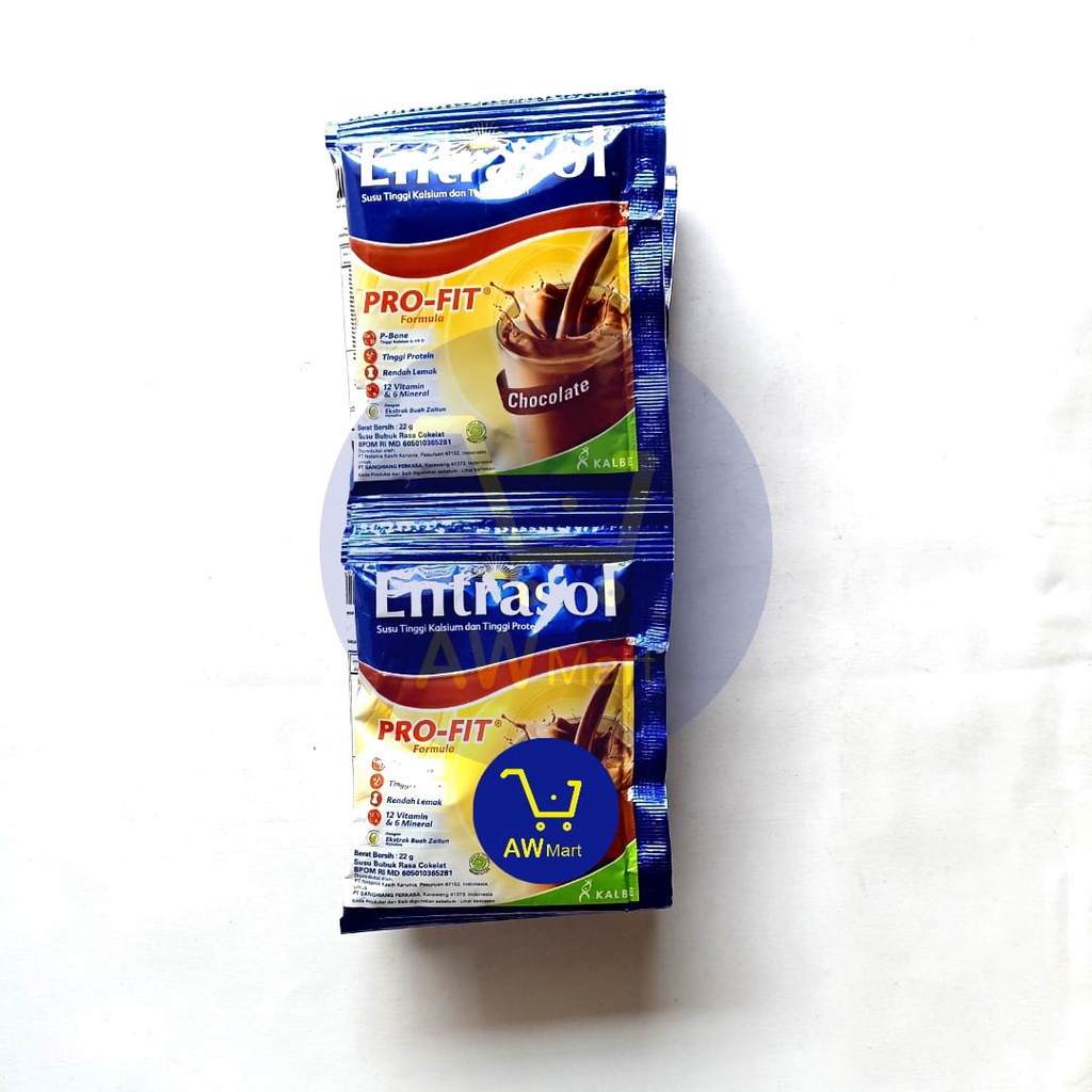 SUSU ENTRASOL RENCENG ISI 10 SACHET X 22GRAM