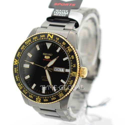 Seiko 5 Sports SRP670K1 Automatic Black Face | Jam Pria SRP670