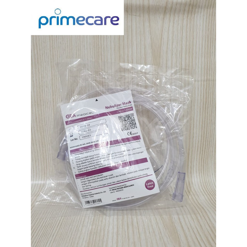 Masker Nebulizer Anak GEA Nebulizer Nebulizer Mask Child GEA