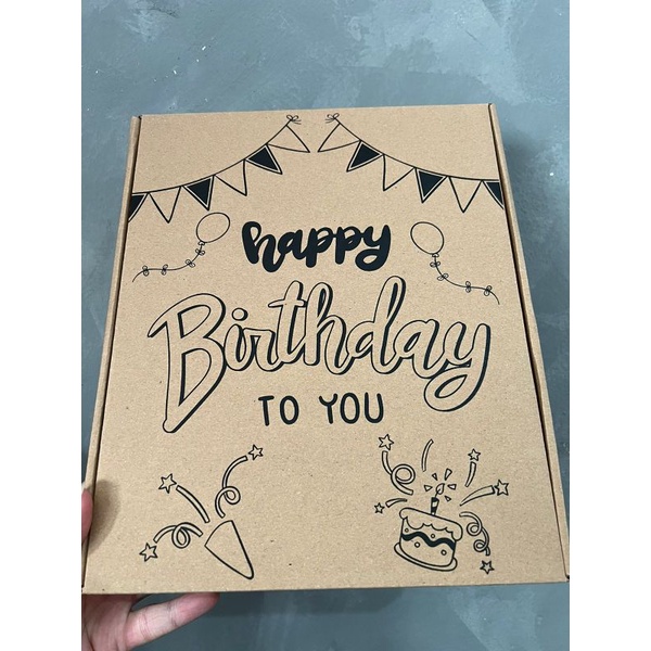 

Kotak Kado / Kotak Hadiah Happy Birthday To You Selamat Ulang Tahun