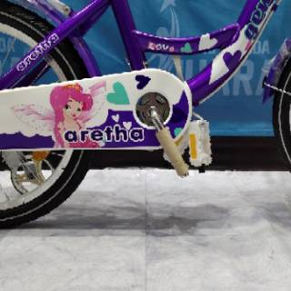  SEPEDA  ANAK  MINI GENIO  ARETHA 18  INCH  USIA 5 9 TAHUN 