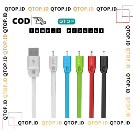 Kabel charger Qtop Fast Charging usb data N70 jarum / nokia kecil 6101 [QTOP.ID]