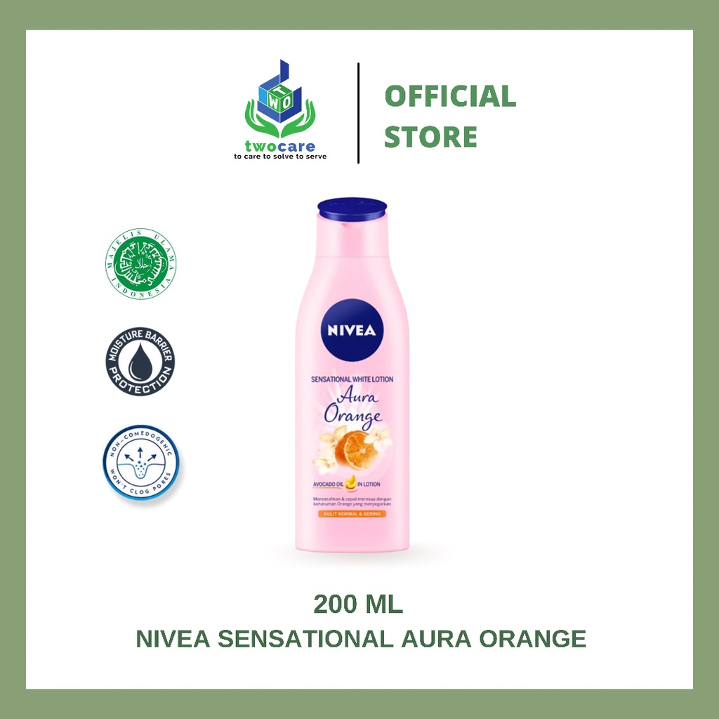 Nivea Body Lotion Sensational Aura Orange 200ml Lotion 200 ml