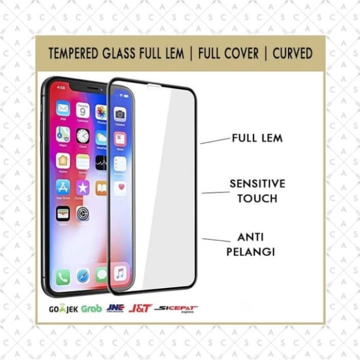 CASA Tempered Glass 5D for iPhone 11 / 11 Pro / 11 Pro Max - FULL SCREEN / Anti Gores Kaca