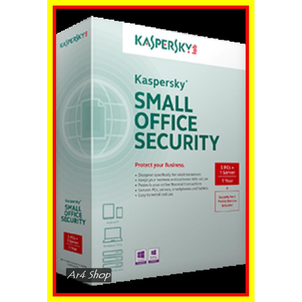Softwares - Kaspersky - Small Office Security For 10 Users Plus 1 Server