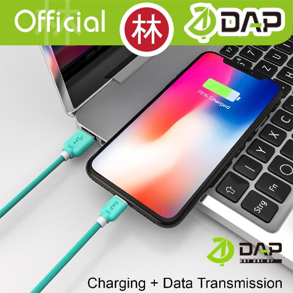 DAP DYM100 Kabel Data Cable Micro USB 100 cm Fast Charging 2.4A