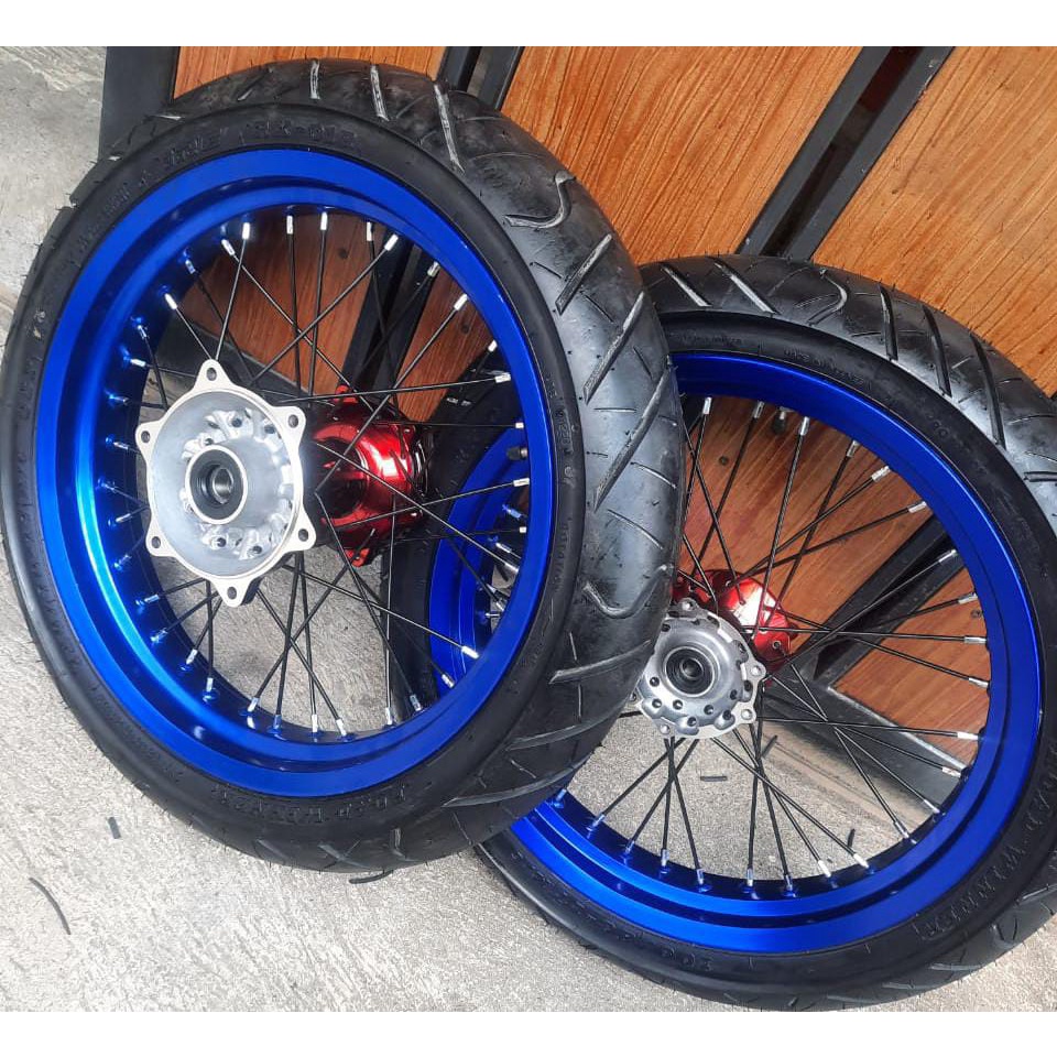 Paket Velg Supermoto Super Moto Wheelset Yamaha WR155 WR 155 WR-155