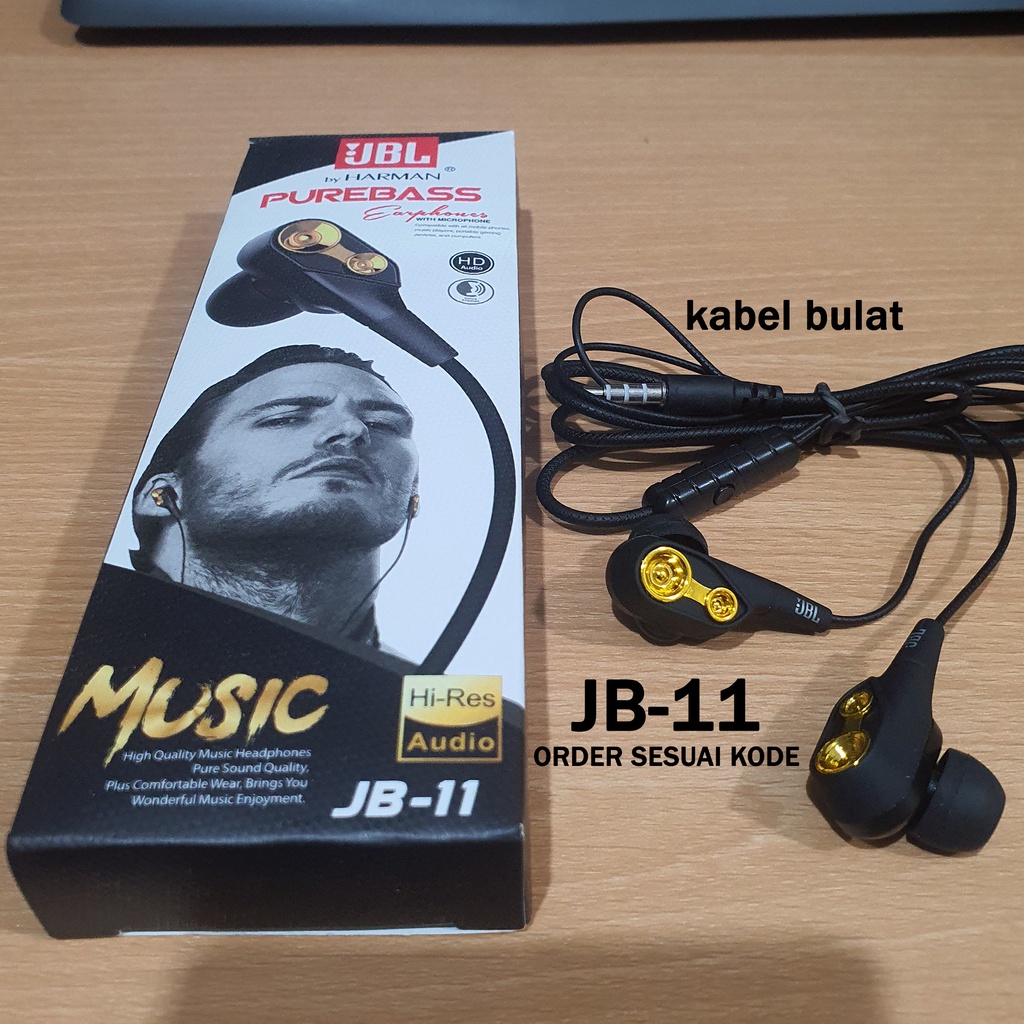 Headset JBL Megabass Hi fi Stereo / Handfree earphone jbl