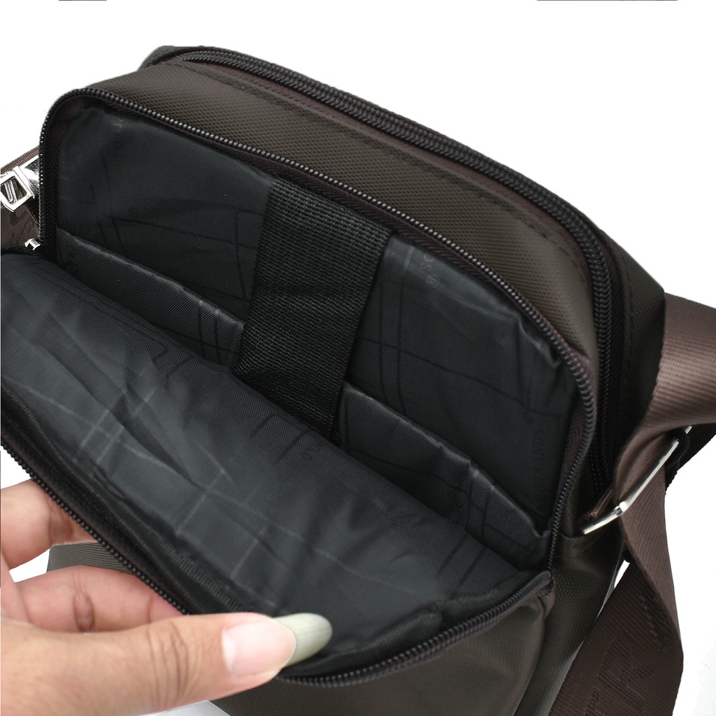 HOT DEALS Tas Selempang Pria Bahan Kanvas Polo Trands 6L 36150 - Tas Sandang Pria - Tas Bahu