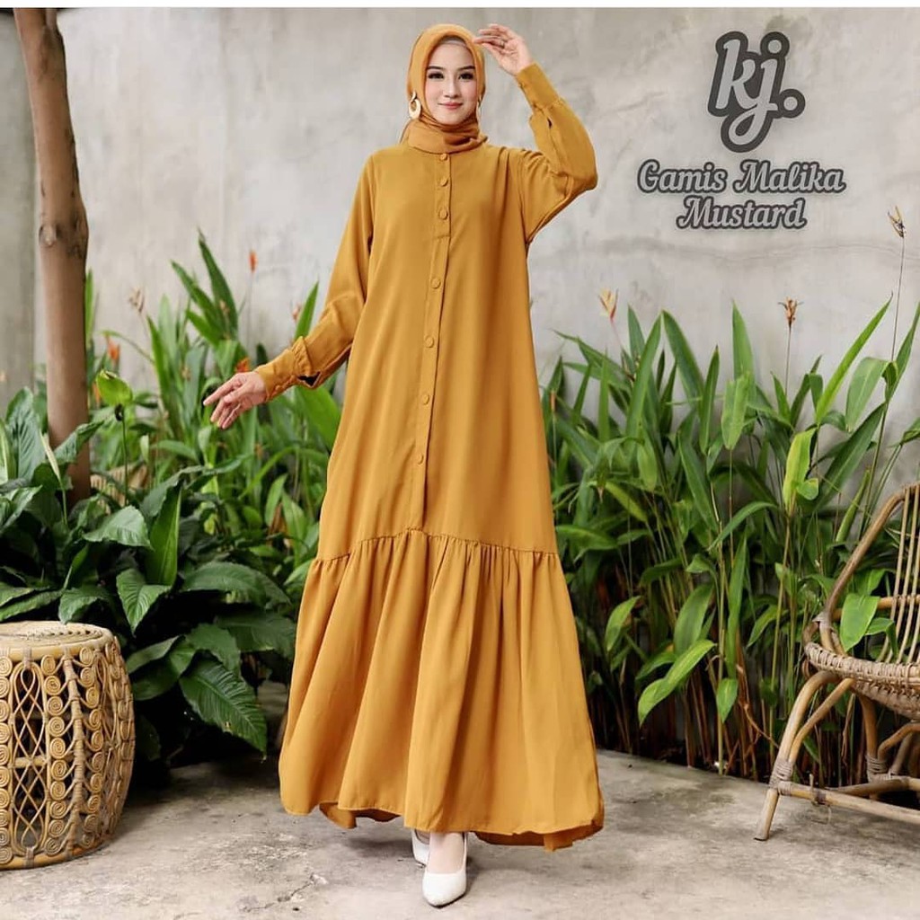GAMIS POLOS REMPEL//MALIKA MAXY