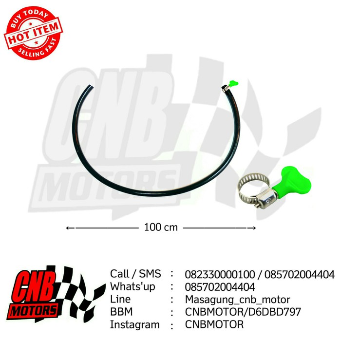 Nepel Selang Nafas Selang Hawa Kalter Tengah Crankcase Tutup Oli Plus