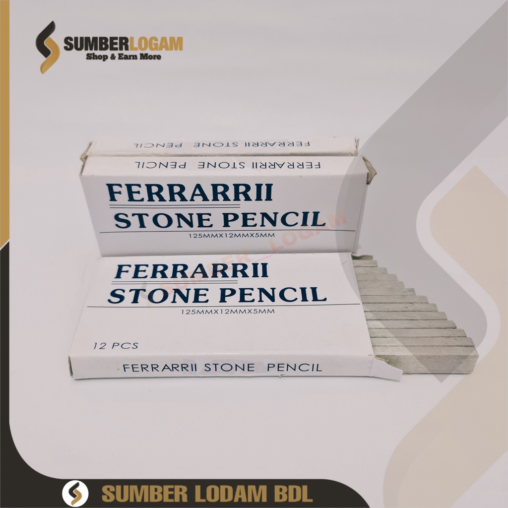 

STONE PENCIL / KAPUR BESI FERRARI ISI 12 PCS