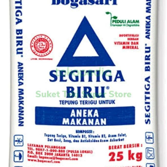 

[COD] [Pasti Murah & Ready] Terigu Segitiga Biru 25kg [COD]