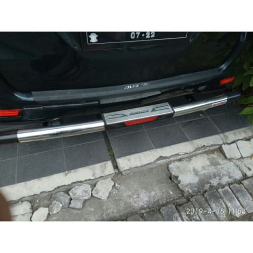 [Eksterior Mobil] Pengaman Belakang / Rear Bemper All New Avanza Xenia Besi Stanless