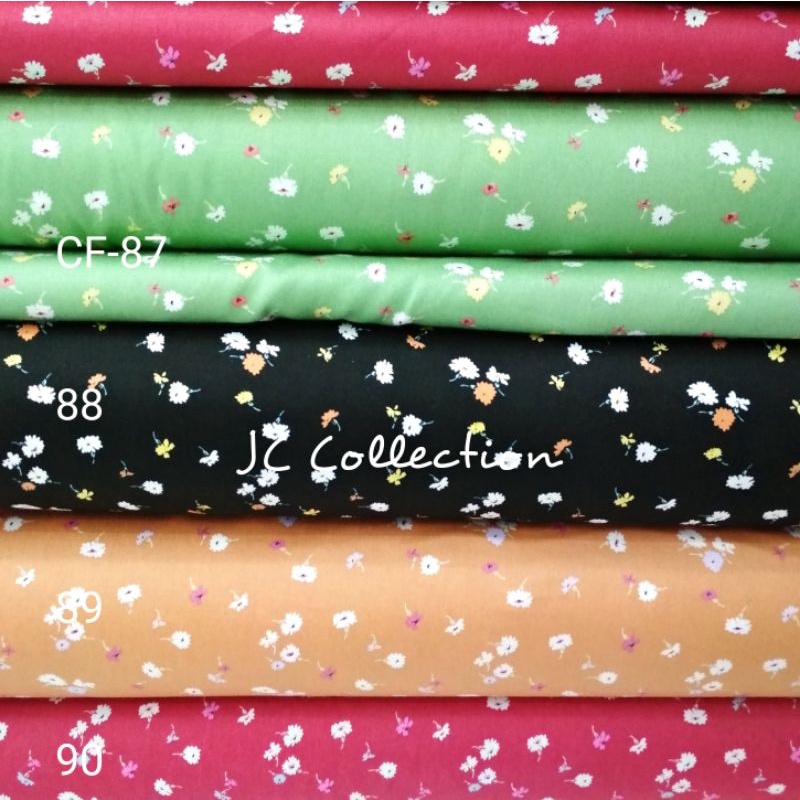 Kain Katun Jepang harga per 0.5m Japan Design ori Tokai Senko Lebar Besar Motif Bunga