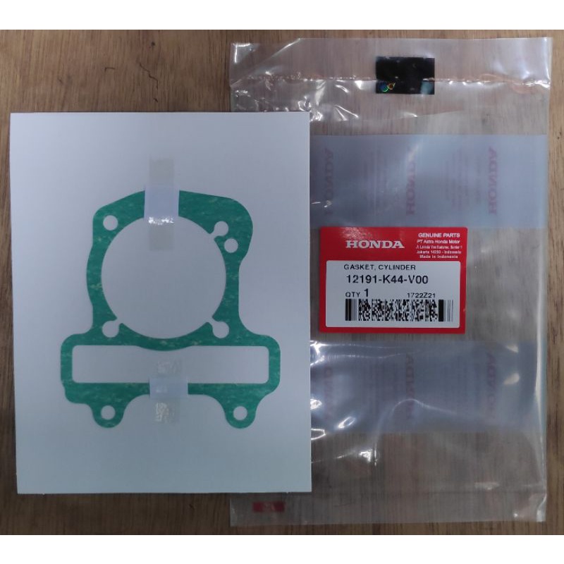 Gasket cylinder atau packing blok seher Beat Fi Esp/Scoopy Fi Esp/Vario 110 Fi Esp
