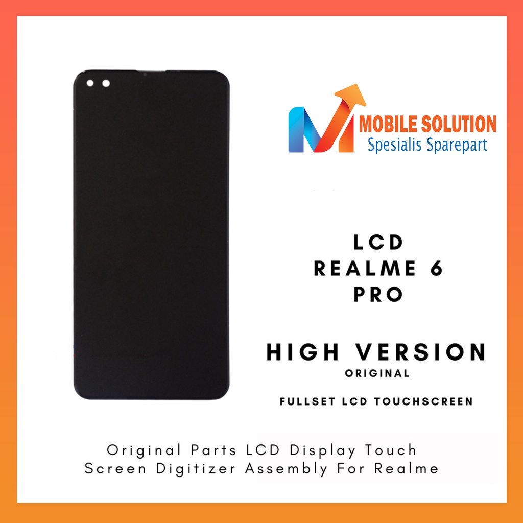 Grosir LCD Realme 6 Pro ORIGINAL 100% Fullset Touchscreen Garansi 1 Bulan + Packing