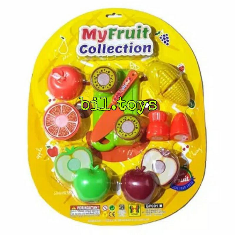 MY FRUIT COLLECTION MAINAN ANAK BUAH POTONG MAINAN POTONG BUAH