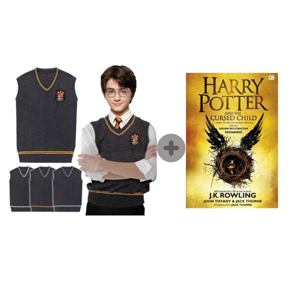 NAJAHSTORE /Harpot vest / rompi kostum harry potter Free novel harpot and the cursed child