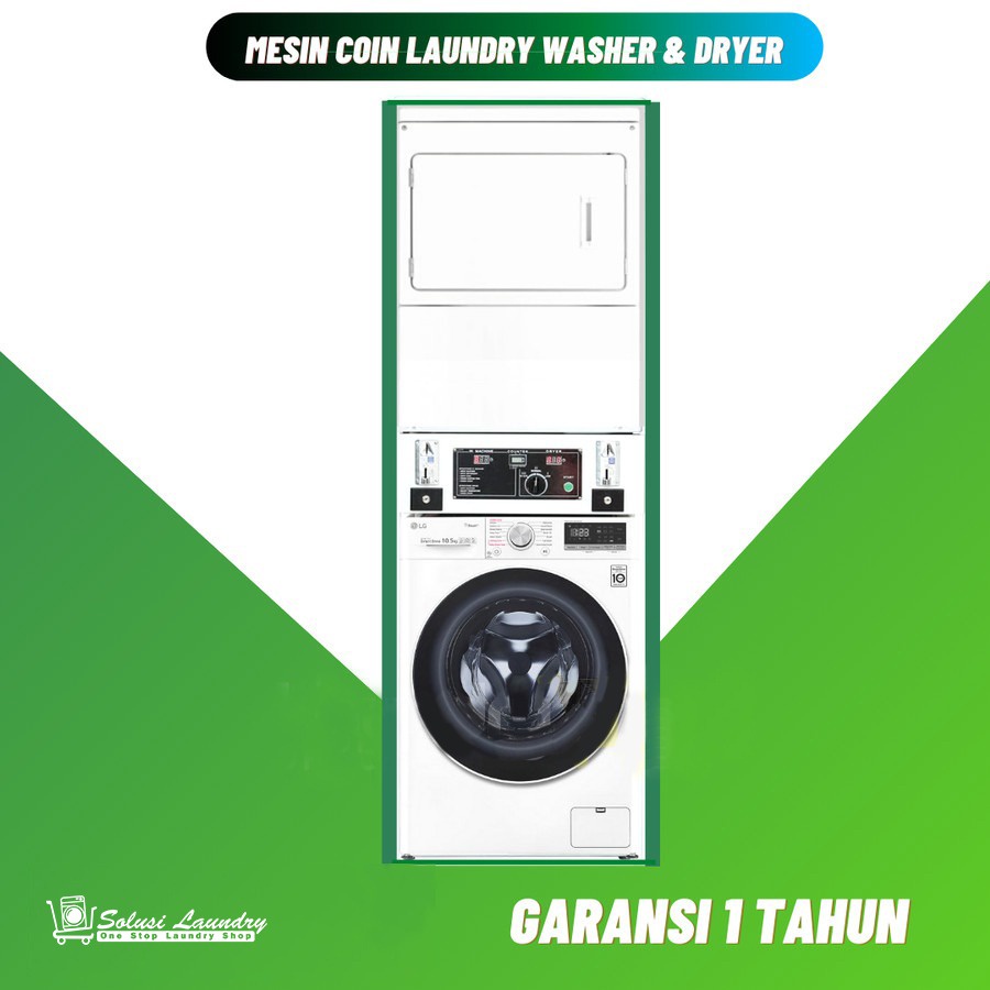 PAKET MESIN COIN LAUNDRY LG