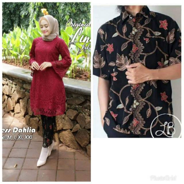 Kebaya coupel/kebaya pasangan/kebaya seragam/kebaya keluarga