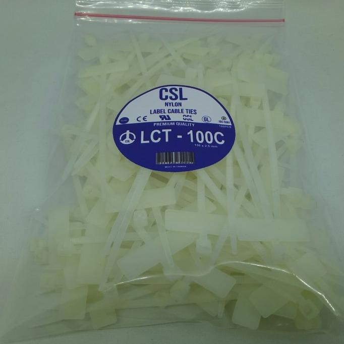 

BISA BAYAR DITEMPAT Kabel Ties Label 10 cm Putih BIG SALE Kode 915