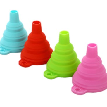 Corong Air Minyak Silicone Lipat Portable K016