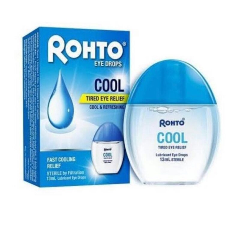 Rohto Eye Drops Tetes Mata 13 ml COOL/AQUA/DRY AID