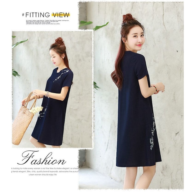 [UNI 014] DRESS WANITA | BAJU TERUSAN | PAKAIAN WANITA | FASHION KOREA