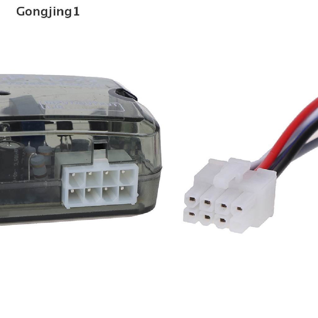 Gongjing1 Adapter Konverter Audio Mobil 12v Rca Stereo High Ke Low Adjustable