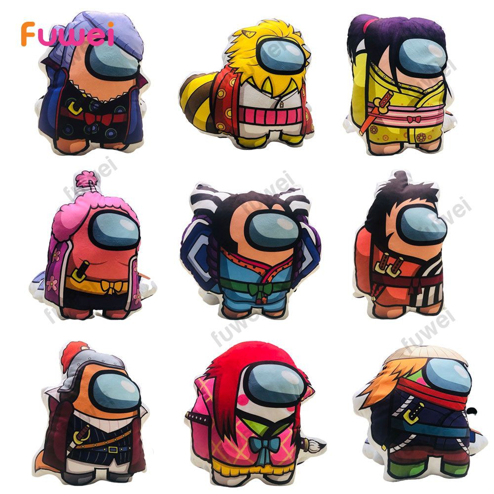 Cod Among Us 18cm Mainan Boneka Plush Kartun Animasi 3d Fuw Shopee Indonesia