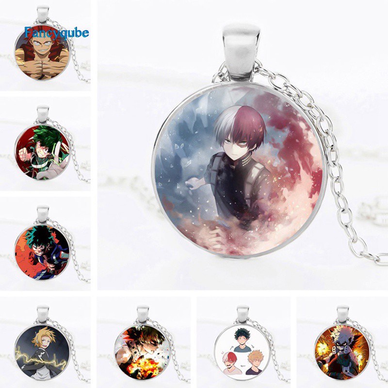 Fancyqube Anime Boku No My Hero Academia Necklace Pendant Girls Anime Jewelry Cosplay Gift