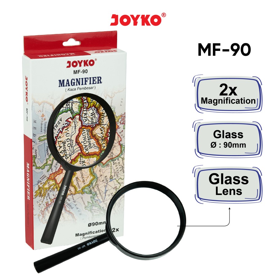 

Kaca Pembesar Magnifier Joyko MF-90