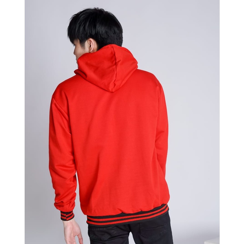 ALIPIO Fashion / Sweater Hoodie BASIC MERAH