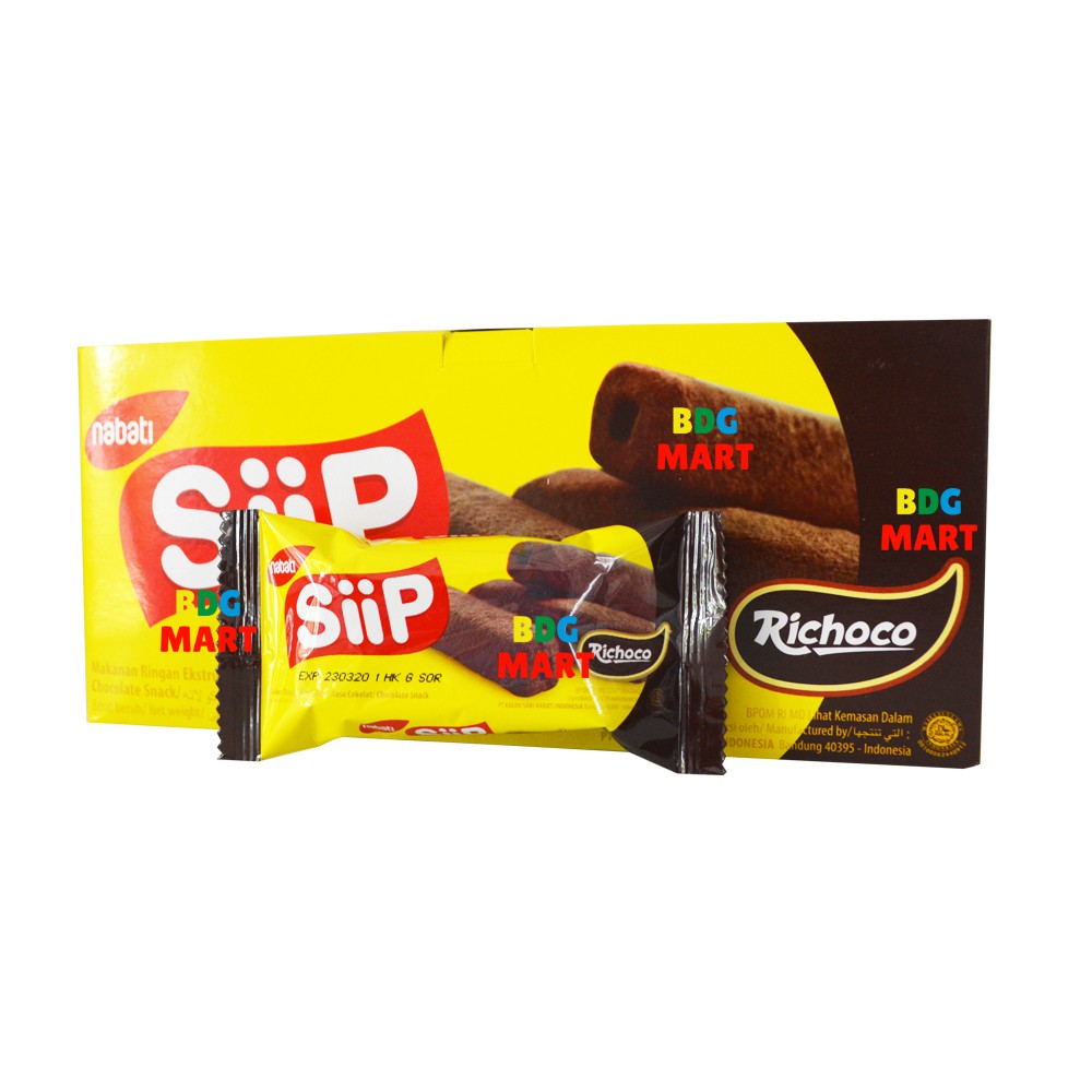 

BOX Nabati SiiP Richoco Makanan Ringan Ekstrudat Rasa Coklat Paling Sip Harga Murah - 20pcs x 5gr