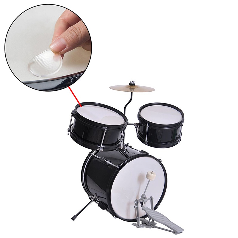 (Home Queen) 6pcs Pad gel Silikon Peredam Suara Drum