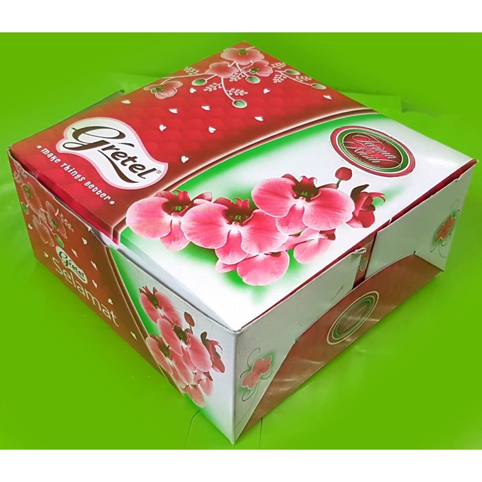 

GS Motif SM 18x18 / 100 pc / Kardus Snack Kue GRETEL