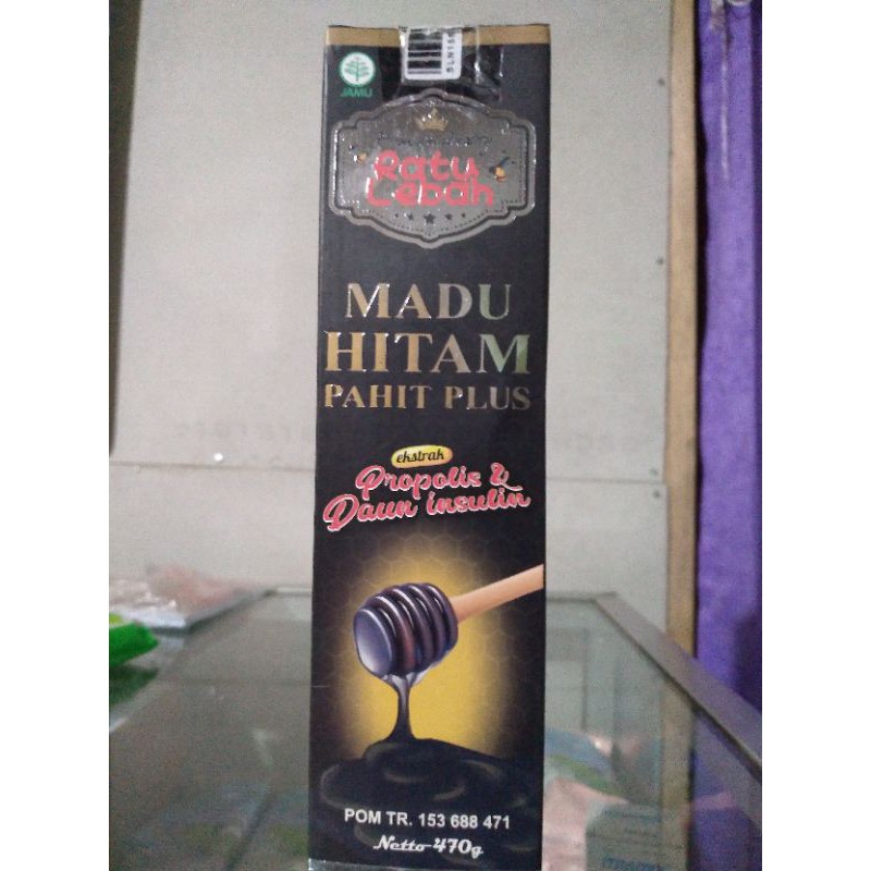 madu hitam pahit propolis ratu lebah