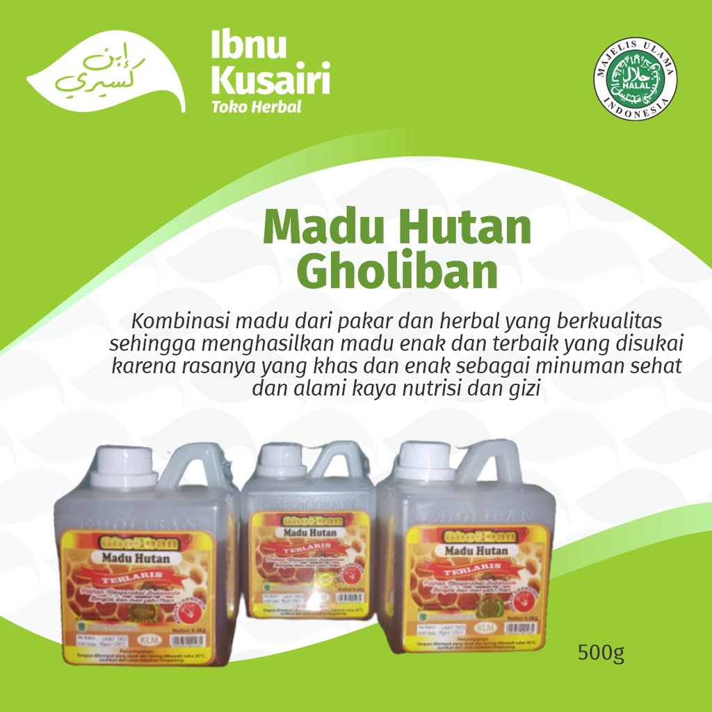 

Madu Gholiban Kalimantan 500 gr