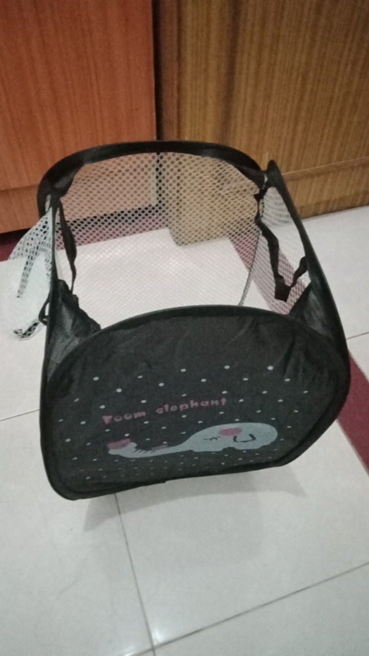 Keranjang Lipat Keranjang Laundry Tempat Pakaian Motif Karakter