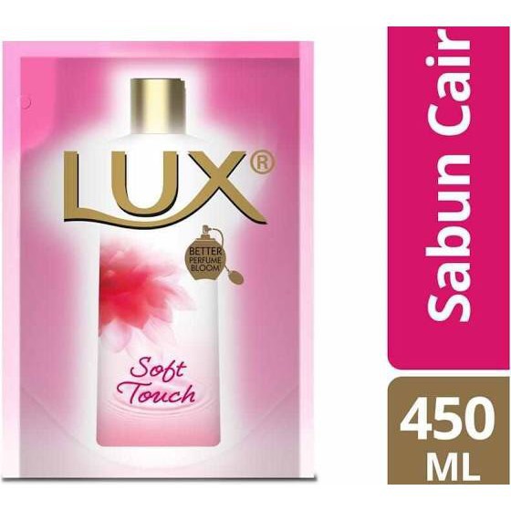 Lux Body Wash Soft Touch Refill 450Ml