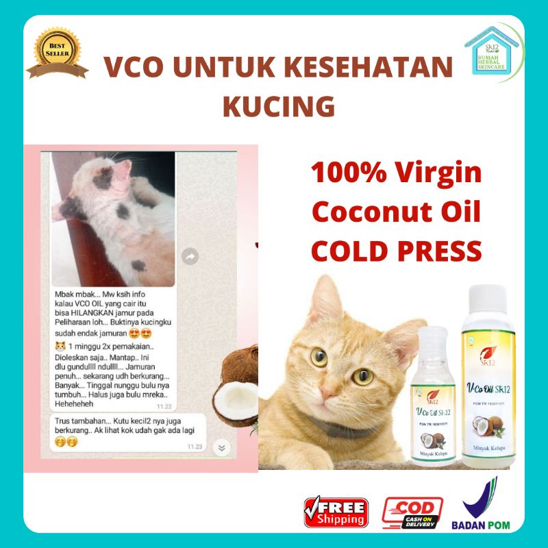 SR12 VCO untuk Kucing Obat Jamur Luka Scabies BPOM