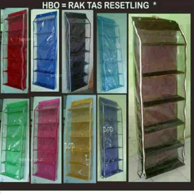 Rak gantung tas HBO polos resleting Shopee Indonesia Rak gantung tas HBO polos resleting Shopee Indonesia