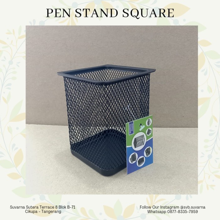

Unik Pen Stand Holder Square / Tempat Pensil / Kuas / Pulpen / Penggaris Terlaris