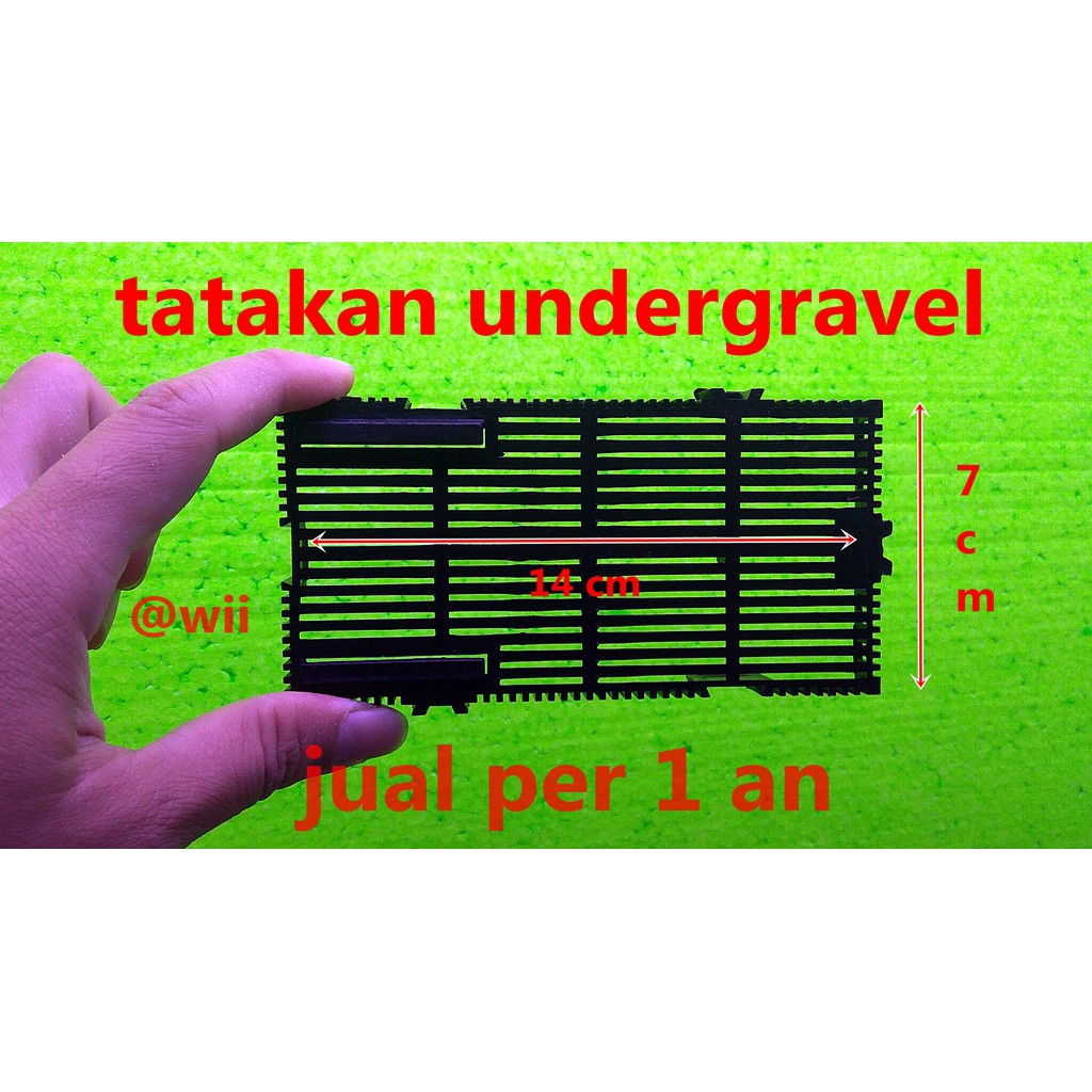 tatakan plat undergravel aquarium aquascape papan under gravel